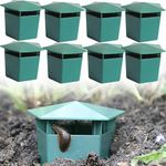 Slug Traps for Garden, Beer Slug & Snail Traps Friendly to Catch Snails Catcher,Reusable Plastic Slug Beer Traps for Garden,Snail Trapper Slug House for Garden Farm,Slug Plastic Box (8pcs)