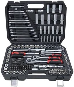 Ultimate Sockets Set Comprehensive Hand Tool Set Perfect for Home Essentials College Dorm Car Emergency Kit Ideal Apartment Essentials & Men’s Tools Gift