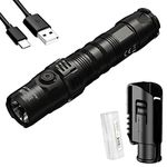 Nitecore MH12SE 1800 Lumen USB-C Rechargeable Tactical Flashlight with LumenTac Organizer