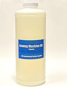 1-Quart Clear Sewing Machine Oil – Non-Staining Lubricant for Juki, Singer, Consew & Most Industrial Sewing Machines