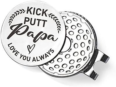 QVUXZ Papa Golf Ball Marker Gifts, Dad Grandpa Golfing Gifts from Daughter Son Kids, Golf Birthday Fathers Day for Dad Grandpa, Grandpa Dad Gifts for Golfers, Love You Always