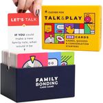 Clever Fox Talk & Play Family Bonding Game – 250 Conversation Cards, Trivia, Questions, Riddles for Kids & Adults – Fun Discussion Game for Families