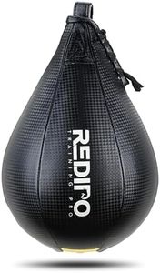 Redipo Boxing Speed Bag - PU Leather Speed Punching Ball - Heavy Duty Hanging Swivel Ball for Gym & MMA Muay Thai Sports Fitness - Punching Dodge Striking Speed Reflex Ball