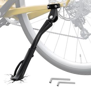 NICEDACK Bike Kickstand -40mm (2 Holes), Rear Mount Adjustable Bicycle Kickstands, Aluminum Alloy Strong Bicycle Kick Stand for 26-29 inch Electric & Mountain Adult Bike.