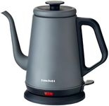 DmofwHi Gooseneck Electric Kettle(1.0L),1000W Electric Tea Kettle of 304 Stainless Steel,Auto Shut off,Water Kettle for Coffee and Tea-Grey