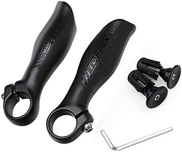 PLATTBK MTB Apretones Puños Cuernos Carbonio Cuernecillos Bicicleta Ciclismo Apretones de Manillar para la bici 22.2mm