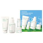 innisfree Hydration Heroes with Green Tea, Routine Kit with Korean Skincare Serum, Cleanser, Toner, and Cream