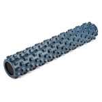 RumbleRoller - Full Size 31 Inches - Blue - Original - Textured Muscle Foam Roller - Relieve Sore Muscles- Your Own Portable Massage Therapist - Patented Foam Roller Technology