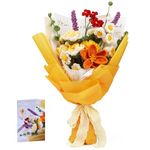 ENCHOL Beginner Crochet Kit, Rose Bouquet Crochet Kit, Complete Flower Crochet Kits for Starters with Step-by-Step Video Tutorials for DIY Craft Creations, Mother's Day