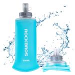 ROCKBROS BPA Free Soft Flask TPU Running Water Bottle 500ml Collapsible Water Bottle Leak-proof Drinking Bottle Drinking Bottle Outdoor Sports Water Bladder Hydration Backpack