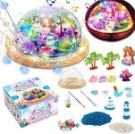 DIY Fairy Mermaid Light Kit for Kids, Lovely Night Light Crafts kit, Music Arts and Crafts Birthday Gifts for 5 6 7 8 9+ Years