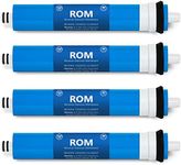 Express Water – 4 Pack Reverse Osmosis Membrane – RO Membrane 100 GPD Water Filter Replacement – Under Sink and Reverse Osmosis System