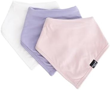 KYTE BABY Rayon made from Bamboo Baby Bib, 3 Pack (Blush, Cloud, Taro)
