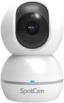 SpotCam Eva 2 Wireless Home Security Camera, 1080p FHD, Indoor, Night Vision, Two-Way Talk, Motion & Sound Alert, PTZ Pan/Tilt, Automatic Human Tracking, with Free Fulltime Cloud Recording