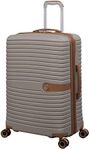 it luggage Encompass 27" Hardside Checked 8 Wheel Expandable Spinner, Beige, 27", It Luggage Encompass 27" Hardside Checked 8 Wheel Expandable Spinner