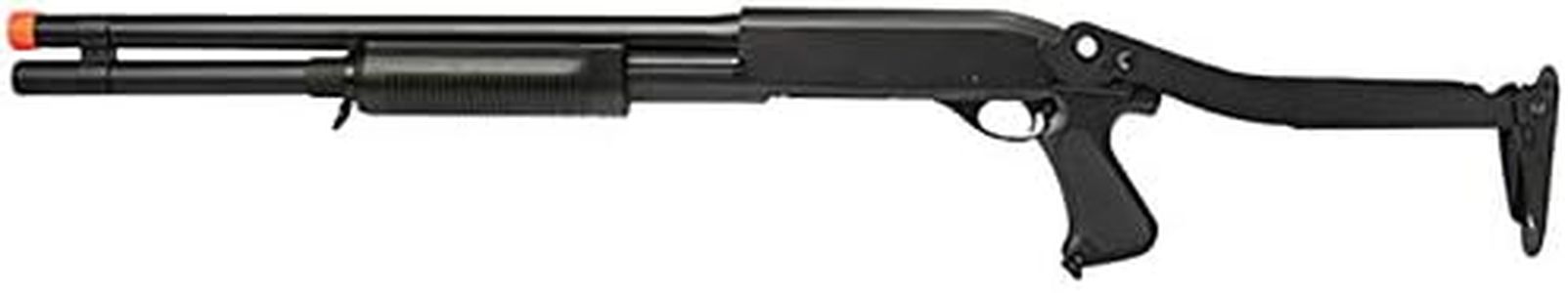 Lancer Tactical CM352L Tri-Burst Long Barrel Airsoft Shotgun Black