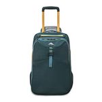 High Sierra Hi-Life 3-in-1 Convertible Backpack-Features Removable Daypack, Stack, Sternum Strap, Green/Yellow, 3-in-1 Convertible