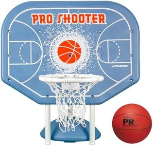Poolmaster Pro Shooter Poolside Basketball Hoop Set for Swimming Pool Games