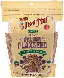 Bob's Red Mill Resealable Organic Whole Golden Flaxseed, 13 Ounce (Pack of 1)