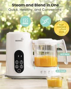 Grownsy Baby Food Maker – All-in-One Steamer and Blender