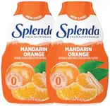 SPLENDA Liquid Water Enhancer Drops, Sugar Free, Zero Calorie, Natural Flavor, Concentrated Drink Mix, 3.11 Fl Oz Each Bottle (Mandarin Orange, 2 Pack)