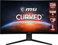 MSI G2422C, 24" Curved Gaming Monitor, 1920 x 1080 (FHD), VA, 1 ms, 180 Hz, FreeSync Premium, HDMI, DP Port, Tilt