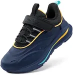 DREAM PAIRS Boys Girls Shoes Kids DuraPlay Tennis Running Athletic Protective Walking Sneakers for Little/Big Kid,Size 1 Little Kid,Dark Blue/Black,SDRS2335K