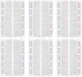 ELEGOO 6PCS 400 Point Breadboard Ki