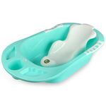 R for Rabbit Kiddie Kingdom Splash with Seat Sling Baby Bath tub for Kids, Toddlers of 0 to 3 Years Anti-Slip Kids Bathtub for Baby Shower, Baby Bather (Green)