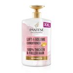 Pantene Lift'N'Volume Thickening Hair Conditioner with Biotin, Silicone Free, 1000ml XL Pump. Pro V Miracles Conditioner Enriched with Antioxidants. Visibly Thicker & Fuller Hair