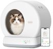 MeoWant Self-Cleaning Cat Litter Box, Integrated Safety Protection Automatic Cat Litter Box for Multi Cats, Extra Large/Odor Isolation/APP Control Cat Litter Box, Confirm Seller is【MeoWant-Direct】