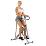 Sunny Health & Fitness Upright Row-N-Ride Rowing Machine for Squat Exercise and Glute Workout for Lower Body Strength