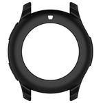 Compatible for Samsung Galaxy Watch 46mm Silicone Protective Case, LOKEKE Soft Silicone Protective Case Cover for Samsung Galaxy Watch 46mm/ Smasung Gear S3 Frontier SM-R760 Smartwatch(Black)