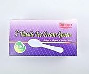 Gmark 200pc 3" Taster Spoons Plasti
