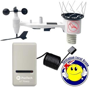 PanTech Weather Station Wireless Australia-Gen 3 SE IoT- PT-GW1201-Built-in Temperature, Humidity, and Barometric Sensors- Outdoor Sensor WS69-Solar Power