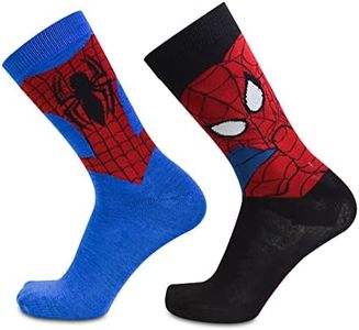 Marvel Lot de 2 paires de chaussettes d contract es Spiderman Spider-Man