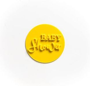 The Cookie Cutter Hub Baby Shower Embosser/Stamp for Cupcakes Fondant Icing Clay Cake Baking Decoration