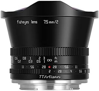 TTARTISAN 7.5 mm F2.0 APS-C Fisheye Camera Lens Manual Focus for Nikon Z Mount (Without ND Filter)