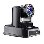 SMTAV PTZ Camera with 3G-SDI,HDMI and IP Streaming Outputs,30X Optical Zoom,Video Conference Live Streaming Camera for Broadcast,Conference,Events,Church and School etc (30X, Camera)