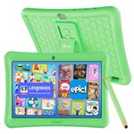 Contixo Kids Tablet K102, 10-inch HD, ages 3-7, Toddler Tablet with Camera, Parental Control, Android 10, 32GB, WiFi, Learning Tablet for Children with Teachers Approved Apps and Kid-Proof Case, Green