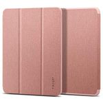 Spigen Urban Fit Full Cover Folio Case Compatible with iPad Air 10.9inch 5th Gen(2022) / 4th Gen(2020) [Pencil Holder] [Auto Sleep/Wake] [Trifold Stand] - Rose Gold