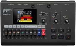 Zoom R12 Multi Track Portable Recorder, with Touchscreen, Onboard Editing, 8 Tracks, 2 Combo Inputs, Effects, Synth, Drum Loops, Battery Powered, and USB Audio Interface