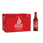 Madri Excepcional Lager Beer 24 x 330 ml (bottles),Package may vary