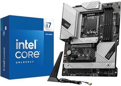 INLAND Micro Center CPU Motherboard Combo - Intel Core i7-14700K 14th Gen 20-Cores LGA 1700 125W Gaming Desktop Processor bundle with MSI PRO Z790-A MAX WiFi 7 Motherboard