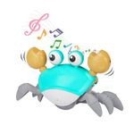 Amazon Brand - Jam & Honey Crawling Crab Toy for Toddlers, Musical Baby Toy with LED Lights, Interactive Crawling Toy for Kids, Birthday Gift, BIS Certified Safe