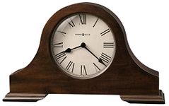 Howard Miller Humphrey Mantel Clock 625-143 – Distressed Hampton Cherry Wood with Quartz Movement