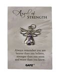 Ganz Pin - Angel of Strength "Always remember you are braver than you believe, stronger than you seem and wiser than you know.", Multicolor, One Size