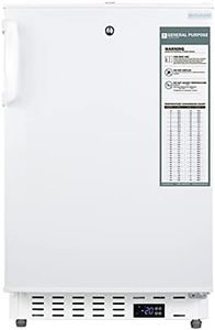 Summit Appliance ADA305AF 20 inch Wide Built-In Vaccine All-Freezer, ADA Compliant, Built-in Capable, Factory-Installed Lock, Adjustable Digital Thermostat, 3 inch Thick Door, Manual Defrost, White