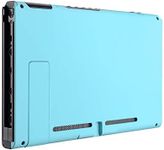 eXtremeRate Heaven Blue Console Back Plate for Nintendo Switch, DIY Replacement Housing Shell Case for Nintendo Switch Console with Kickstand [Only The Backplate, NOT The Console]