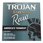 TROJAN BareSkin Raw Thin Condoms, L